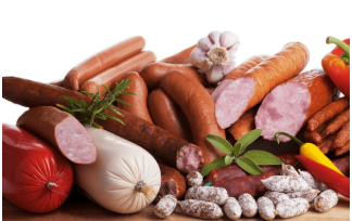 meat slicing line