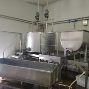 Cheese Vats, Stand, Whey Screen & Control Panel
