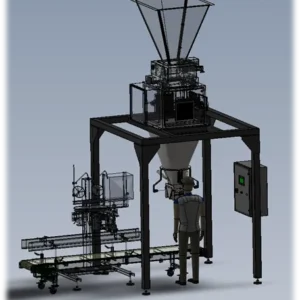 Semi Auto Bagging Machine for Open Mouth Premade Bags High Speed