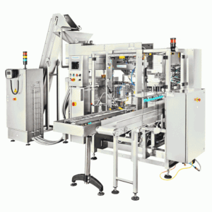 4 Stations Filling Sealing Machine (Doypack or Large Volume Bags)