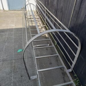 Stainless Steel Enclosed Access Ladder – 6.2m x 500mm